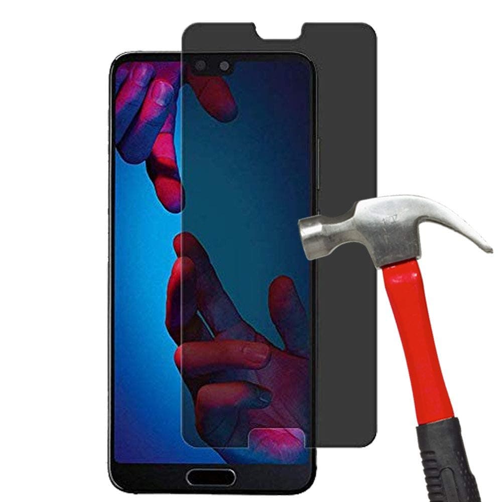 [2-Pack] Privacy Anti-Spy Case-Friendly Tempered Glass Screen Protector for Huawei P20 Pro (Privacy)