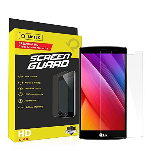 BinTEK HD Clear Screen Guard: Scratch Resistant Screen Protectors for LG Smartphones (LG G Stylo / LG G4 Stylus)