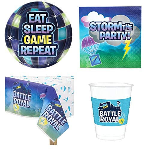Battle Royal Party Supplies - Value Tableware Pack for 8
