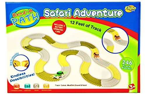 Bend A Path Safari Adventure 12' Track 2 SUV's 246 Tracks with Batteries
