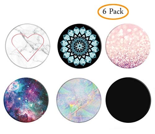 Phone Socket,Pop Grip for Phones and Tables Pack 6(CA6P-02)