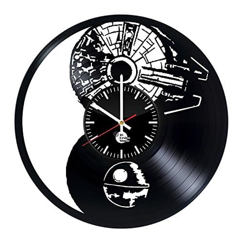 Handmade Vinyl Wall Clock Star Wars Darth Vader Jedi Order Falcon Millenium Galax Handmade Vinyl Record clock