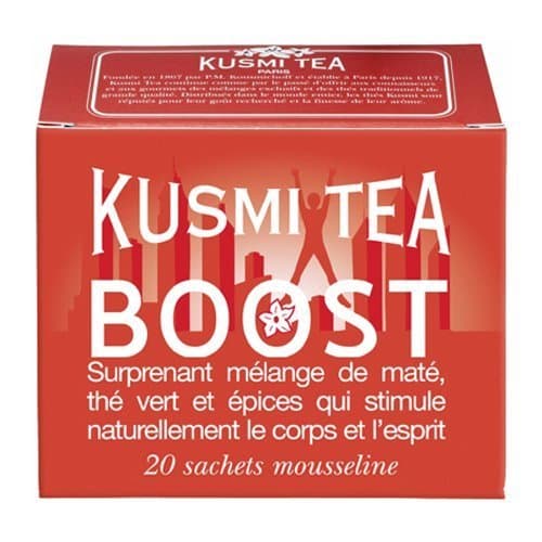 BOOST tea 20 muslin bags 1.55oz net wt by Kusmitea