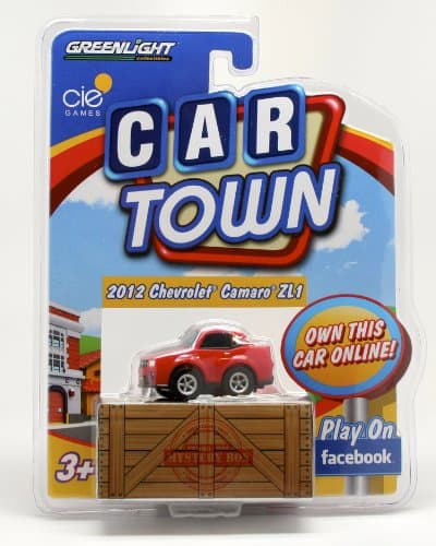 2012 CHEVROLET CAMARO ZL1 * 2 Speed Pull-Back Motor * 2013 Car Town Series 1 Greenlight Collectibles Vehicle
