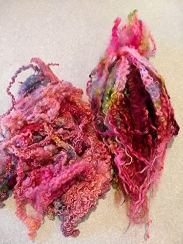 Masham, Hand Dyed Masham locks, Masham Locks, 1/2oz. Long Masham Locks, and 1/2 oz BFL Locks spinning fiber, felting and weaving