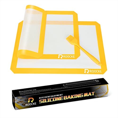 Silicone Baking Mat Set ( 2-Pack) 11.6x16.5 inches (LxW) Professional Grade
