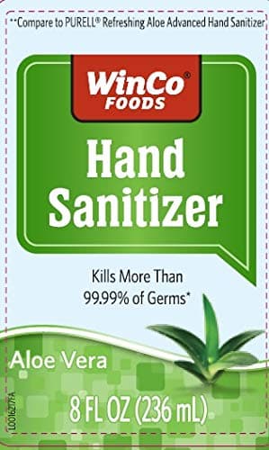 Winco Hand Sanitizer with Aloe Vera