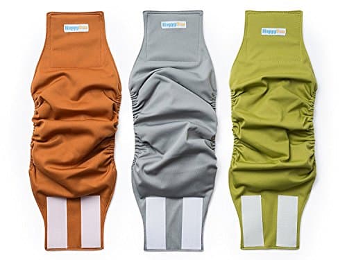 Reusable Washable Dog Belly Bands (3 Pack - Size Small) - Durable Comfortable Stylish Dog Wraps for Male Dogs - Premium Quality