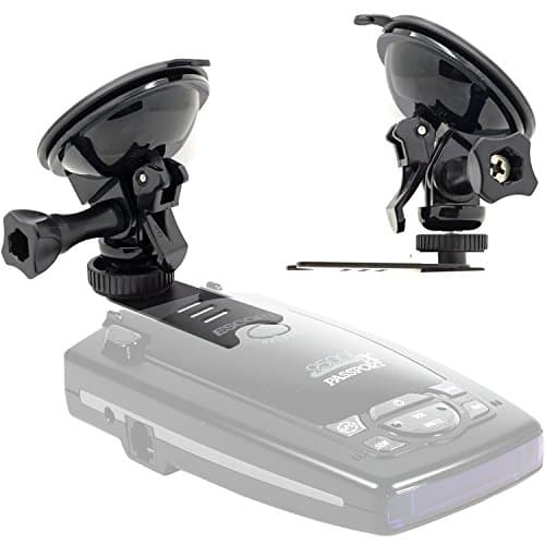 Super Suction Windshield Suction Cup Mount for Escort Passport X70 X80 S55 8500X50 8500 9500ix 9500 S55 Solo S2 S3 STi and Beltronics RX-65 Radar Detectors (Not for Escort IX & MAX Series)