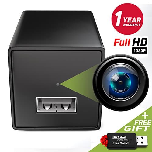 Spy Camera Charger - Hidden Camera - Mini Spy Camera 1080p - USB Charger Camera - Hidden Spy Camera - Hidden Nanny Cam - Hidden Spy Cam - Hidden Cam - Surveillance Camera FULL HD - No Wi-Fi Needed
