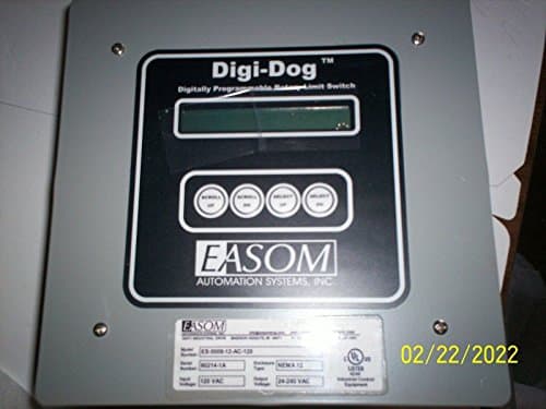 NEW EASOM ES-5008-12-AC-120 DIGI-DOG PROGRAMMABLE LIMIT SWITCH PANELVIEW
