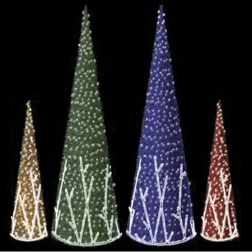 prilux – Branches Cone Red 250 cm [Energy Class A+]
