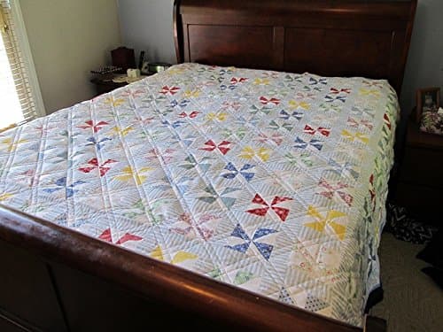 Ashley Cooper Windmill Print Quilt in Queen Size