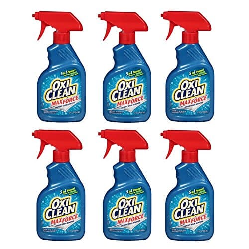 OxiClean Max Force Laundry Stain Remover Spray 12 ounce - Pack of 6