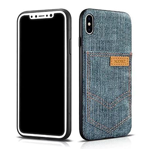 Ivachell Both For iphone X Case Denim Unisex Soft Cover For Apple I phone X iphoneX Cover