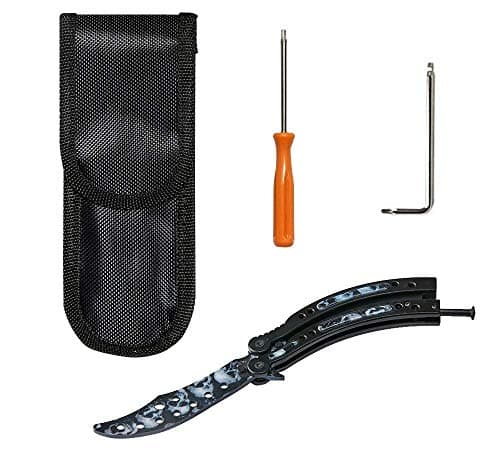 KNIFER New CSGO Trainers Knife Dull Blade Unsharpened Curved Handle-Skull