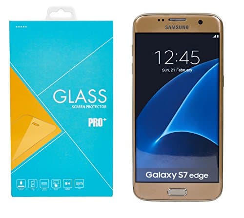 Galaxy S7 Edge [PET] Screen Protector [Ultra Thin 3D Curved] [Full Coverage] [Fully Transparent] [Anti-Fingerprint/Anti-Scratch Resistant] [Microfiber Cloth Included] Lifetime Warranty