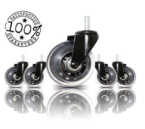 PAYE 4Pcs RC 1:10 Buggy Off-Road Front Rear Wheel Tire Rims For HPI HSP Car 12mm Hex-----------------Office Chair Caster Wheels Replacement Set of 5 | Universal Fit