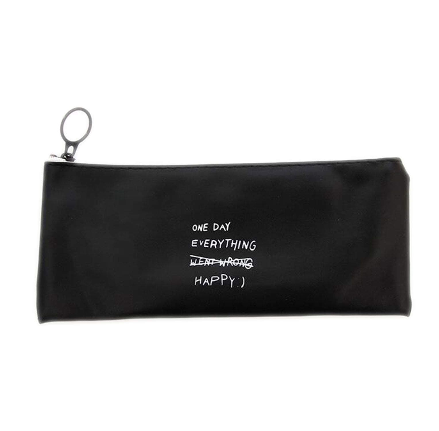 1 Pieces Simple Style Solid Dot Pen Pencil Bag Canvas School Stationary Receive Makeup Pouch Cosmetics Case,C4