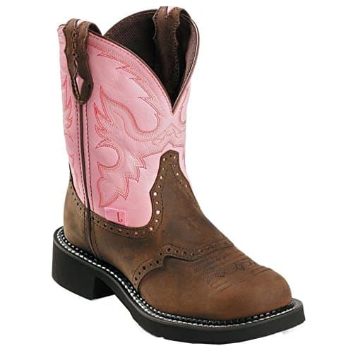 Justin Women's Gypsy Work Boot Round Steel Toe Bay Apache 10.5 M US