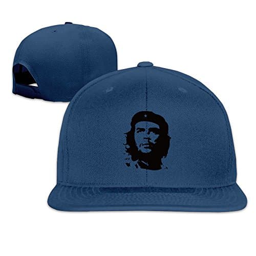 CoCe Adult Che Guevara Portrait Silhouette Che: Part Two Snapback Hats 100%Cotton Single Twill One Size Navy Apparel