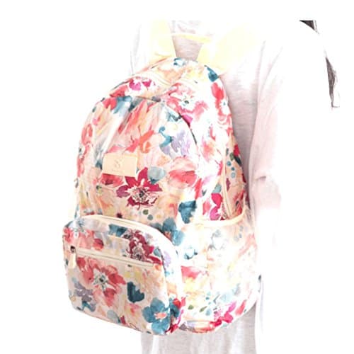 Itraveller Packable Lightweight Travel Hiking Backpack Daypack White Baroque