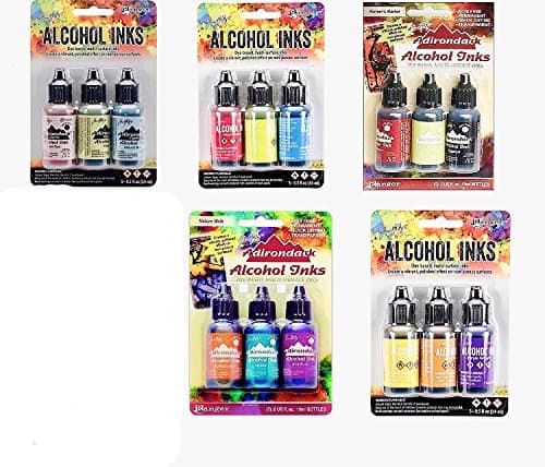 Ranger Tim Holtz Adirondack Alcohol Inks Bundle - Favorite Set Collection - 15 Colors