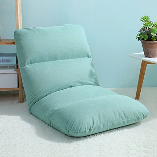 Lazy Sofa Single Dormitory Foldable Bed Bedroom Computer Backrest Sofa Chair (Color : Mint Green)