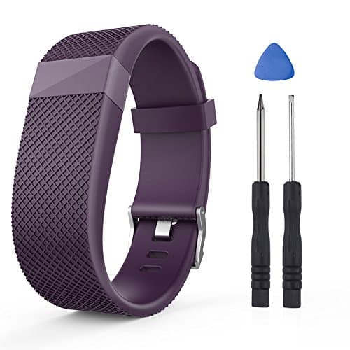 For Fitbit Charge HR Bands ,Gealpoor Silicone Replacement Adjustable Band Strap for Fitbit Charge HR