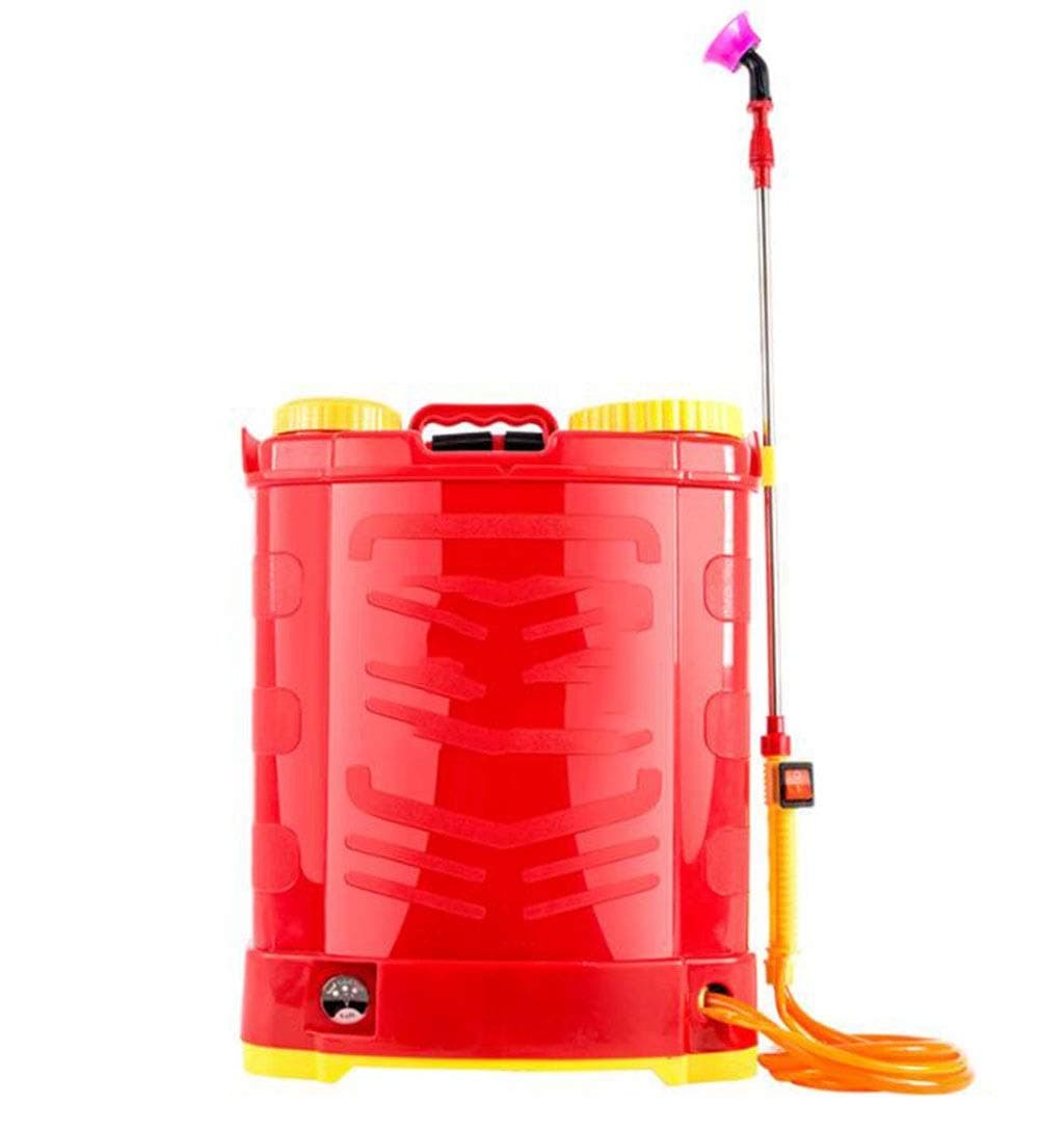 XGHW Electric Garden Sprayer Multi-function Backpack With Handle Multi-switch Control System Lithium Battery Adjustable Spray Bottle (Color : Orange, Size : 16L)
