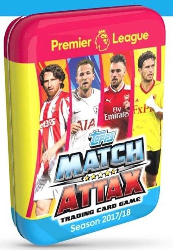 Topps Match Attax 2017/2018 Empty Mini Tin Design 1 (Kane)