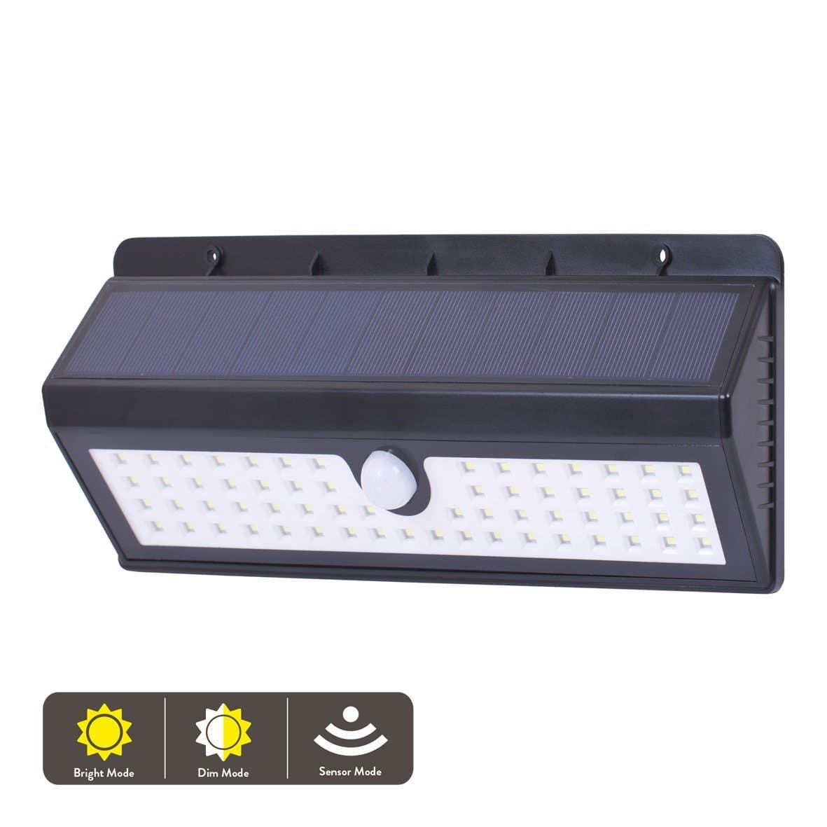 LED Solar Security Light, VanHot 62 LED Solar Lights Motion Sensor, Super Bright Wall Lights, 3 Optional Lighting Modes, Large Solar Panel, 120° Sensing Angle, Weatherproof, Great Outdoor Lights for Garden, Driveway, Pathway