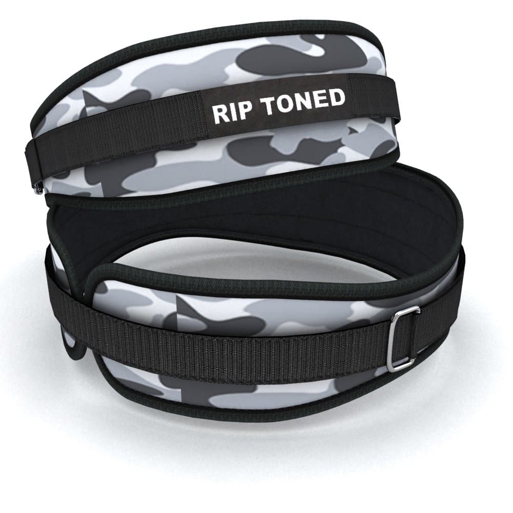 Rip Toned Lifting Belt 4.5 Inch Weightlifting Back Support & Bonus Ebook - Powerlifting, Xfit, Bodybuilding, Strength & Weight Training, MMA