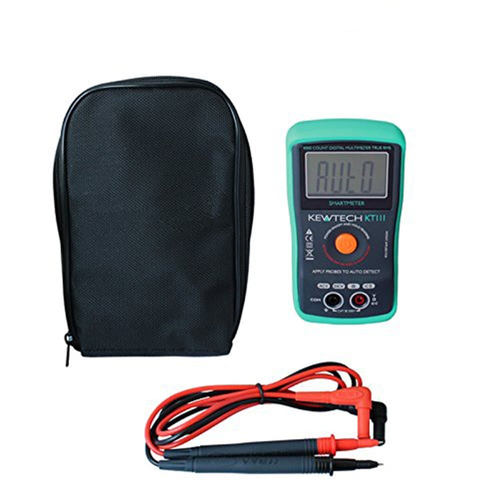 Kewtech KT111 500V True-RMS Digital Smart Multimeter Automatic Detection with Case