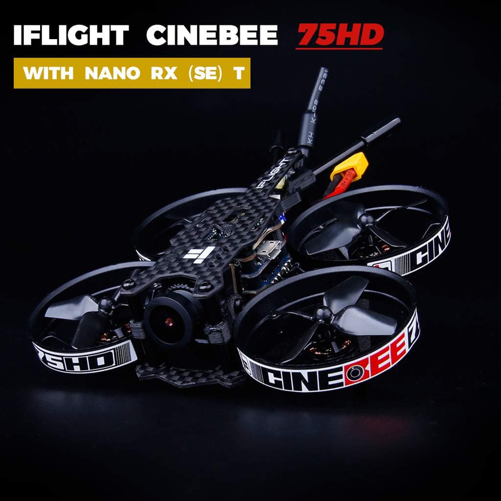 Aomili 75HD Indoor Shuttle Machine, FPV Racing Drone Mini Quadcopter, First Person Perspective Give You Real Experience for Soars In The Sky (NANO RX (SE) T Receivers)