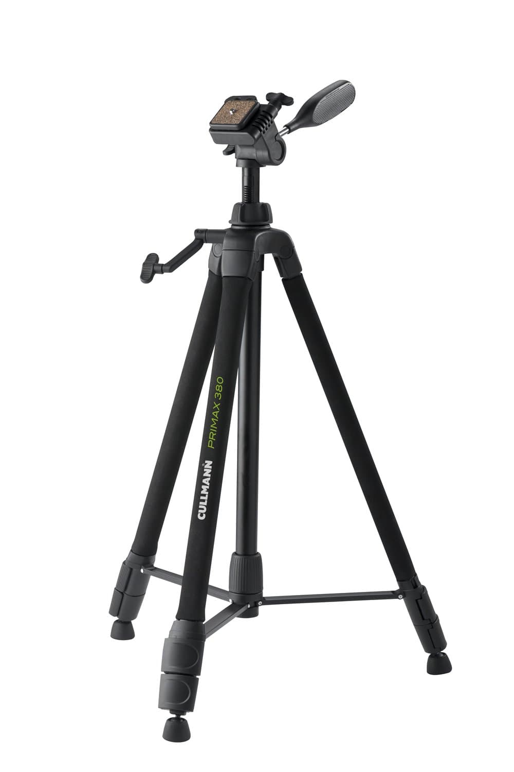 Cullmann - 51381 - Primax 380 Tripod with compact 3-way Head and Quick Release Unit (159 cm Extension Height, Weight 153 g, Maximum Load 3.5 kg)