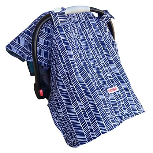 Danha Car Seat Canopy Cover (Herringbone )