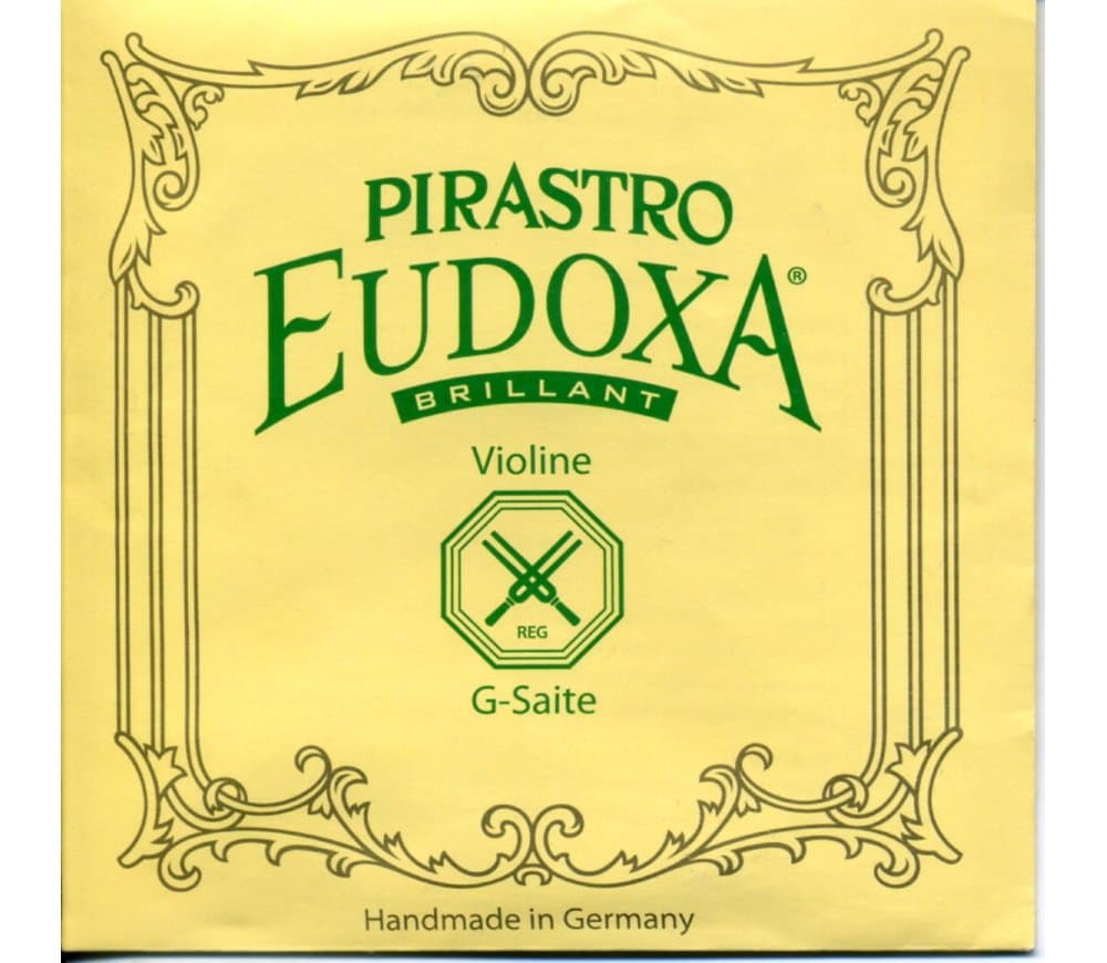 Pirastro Eudoxa Violin Strings G, Silv/Gut, 16 1/4 Gauge 4/4 Size