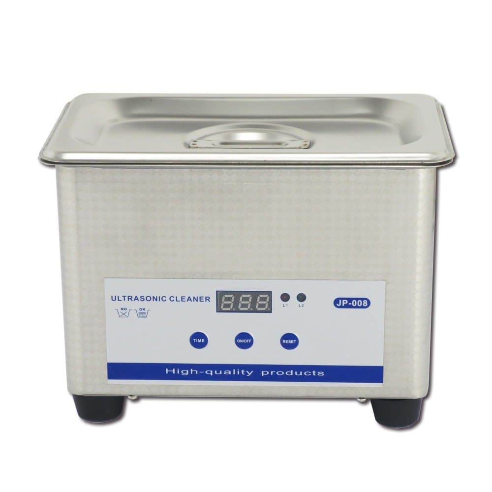 0.8L Professional Digital Ultrasonic Cleaner Machine with Timer Heated Stainless steel Cleaning tank 220V