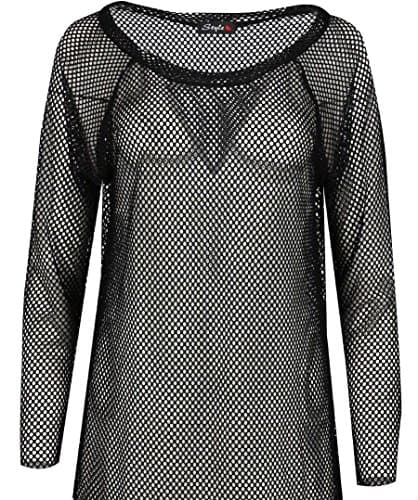 Ladies Women's Fish Net Tops
