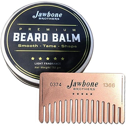 Energizing Citrus Beard Balm + Stainless Steel Beard Comb