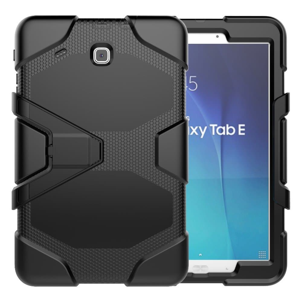 Galaxy Tab E T560 Case, Defender Armor Series Heavy Duty Military Rugged With Kickstand Full Body Protective Case for Samsung Galaxy Tab E T560 9.6 inches