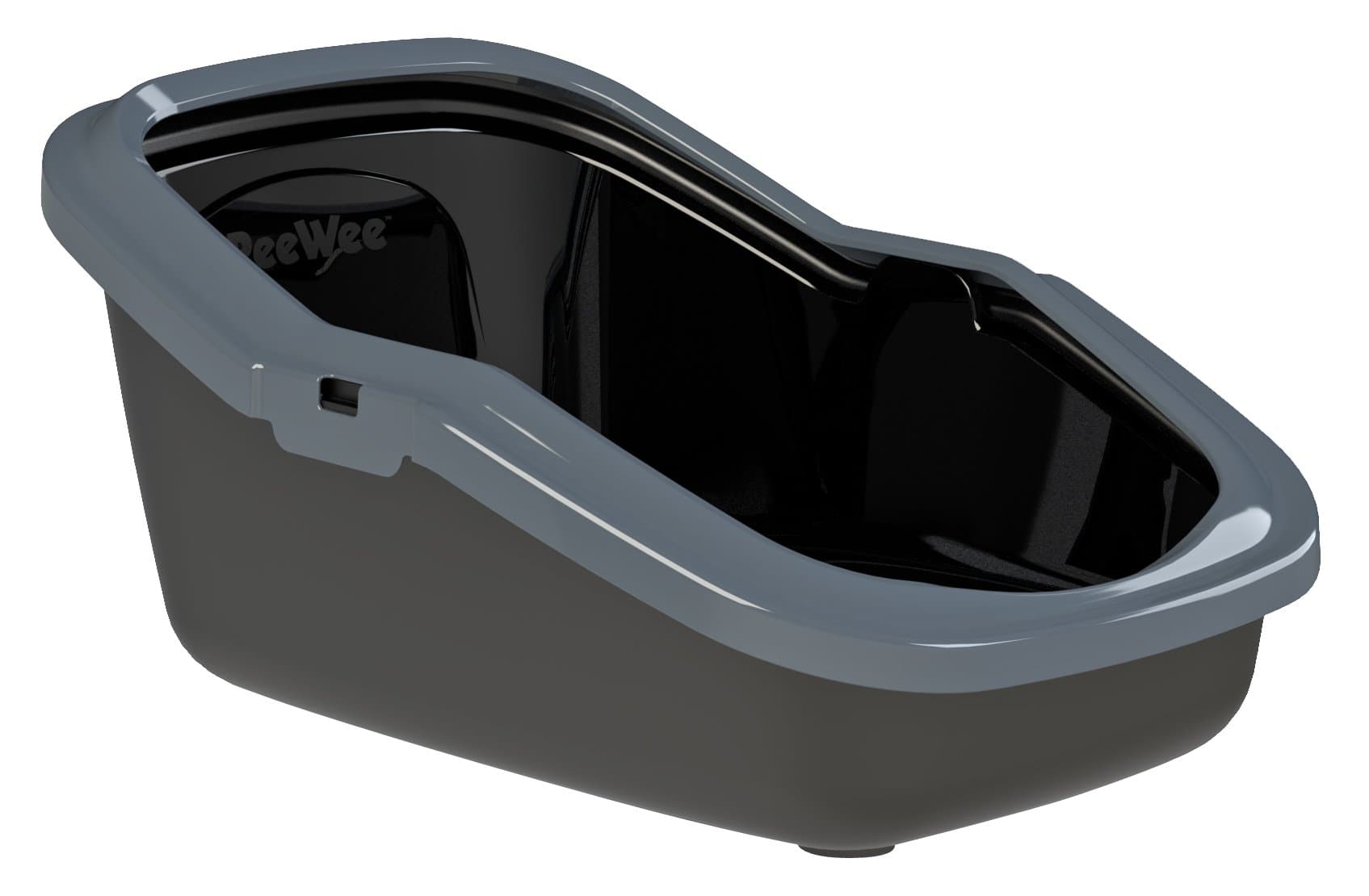 PeeWee Ecominor Litter Tray, Black/Anthracite Grey
