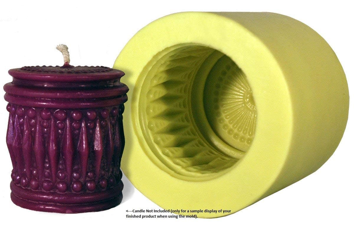 Mann Lake "Crystal Cylinder" Candle Mold