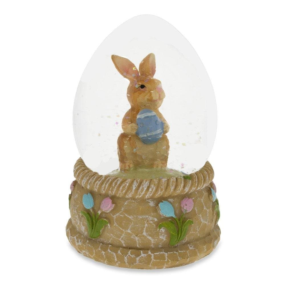 BestPysanky Bunny with Easter Egg Water Snow Globe