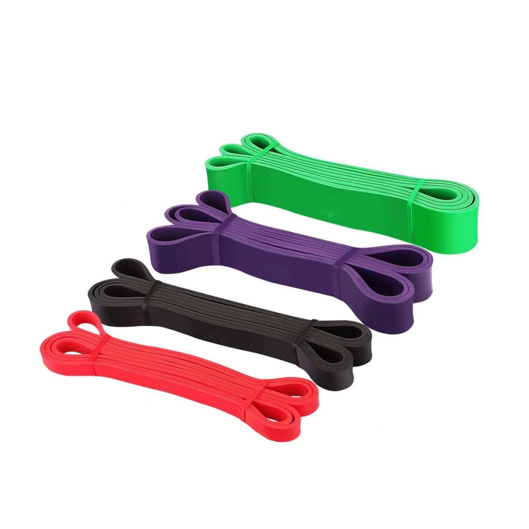 Diaotec Pull Up Assistance Bands for Workout/Exercise - Powerlifting Band - Mobility Band - Heavy Duty Resistance Band - for Strength Training Physical Therapy - Set of 4