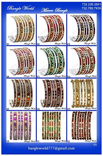 Bangle World's Group M Mirror Sixer Bangle Deal # 708 for details visit @bangleworld777 on Facebook