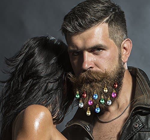 Beard Bauble Ornaments 12 pack 20mm Beard Ornaments