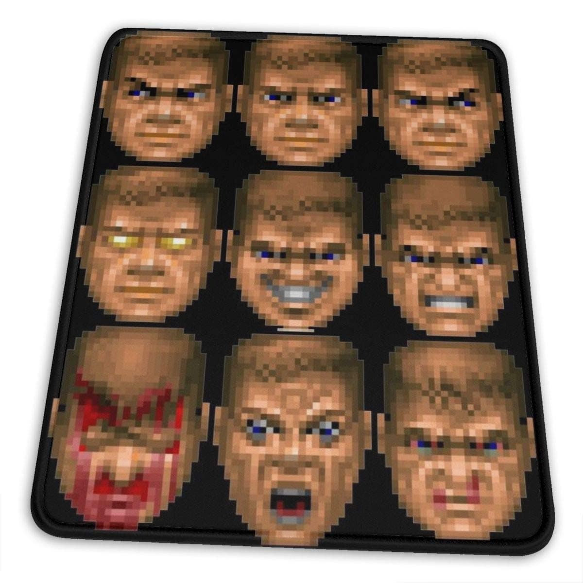 Doom Faces Hemming The Mouse Pad 10 X 12 Inch Esports Office Study Computer