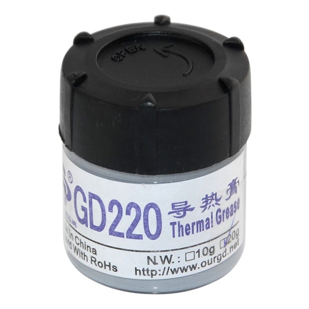 20g Gray Thermal Grease CPU Heat Sink Compound Silicone Paste Bottle NO. GD220 Gray